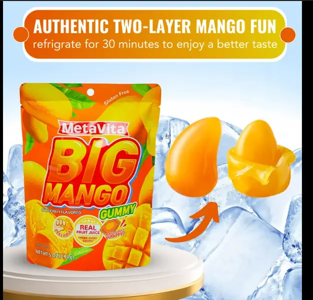 Mango Gummy Candy, 20 PC