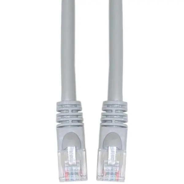 CableWholesale Cat6 Gray Ethernet Crossover Cable Snagless Molded Boot 7 foot