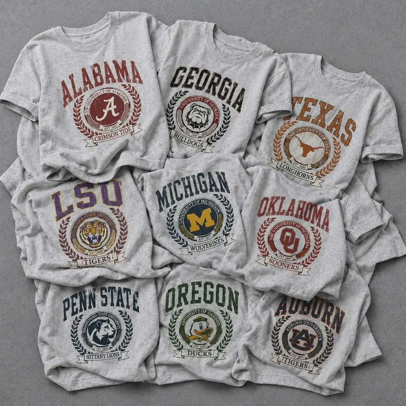 Vintage College Football T-Shirt, Retro University Graphic Tee, Game Day Campus Shirt, Distressed Athletic Fan Apparel, Classic Sports Lover Gift, Unisex Heavy Cotton Tee, Inspired College Spirit Outfit 6I2