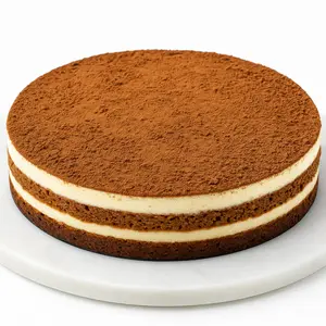 Andy Anand Sugar-Free Tiramisu Mousse Chiffon Cake, 2.2 lb – Coffee Sponge, Mascarpone Mousse, Keto & Diabetic-Friendly Birthday Gift Box