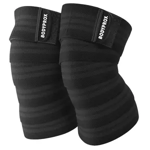 Knee Wrap 2 Pack for Squats, Knee Support for Men and Women, Weightlifting, Powerlifting, Leg Press, and Cross Training