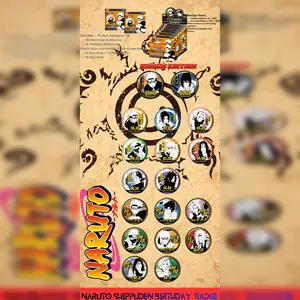 Naruto Shippuden - Birthday Badge