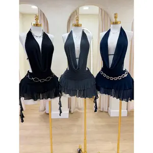 Tiffany Ruffle Romper Dress