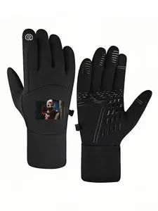 1pc with  Art The Clown Terrifier Brand Mans Wo winter gloves Touchable gloves Touch Screen Flexible Design Running for Men Women Comfortable Christmas gifts Cozy Classic