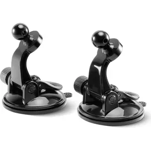 2 PCS Adjustable GPS Car Mount for Garmin Nuvi Dezl Drive Drivesmart Zumo Driveassist DriveLuxe StreetPilot RV, Replacement Suction Cup GPS Dash Ball Mount Dashboard Windshield Car Holder