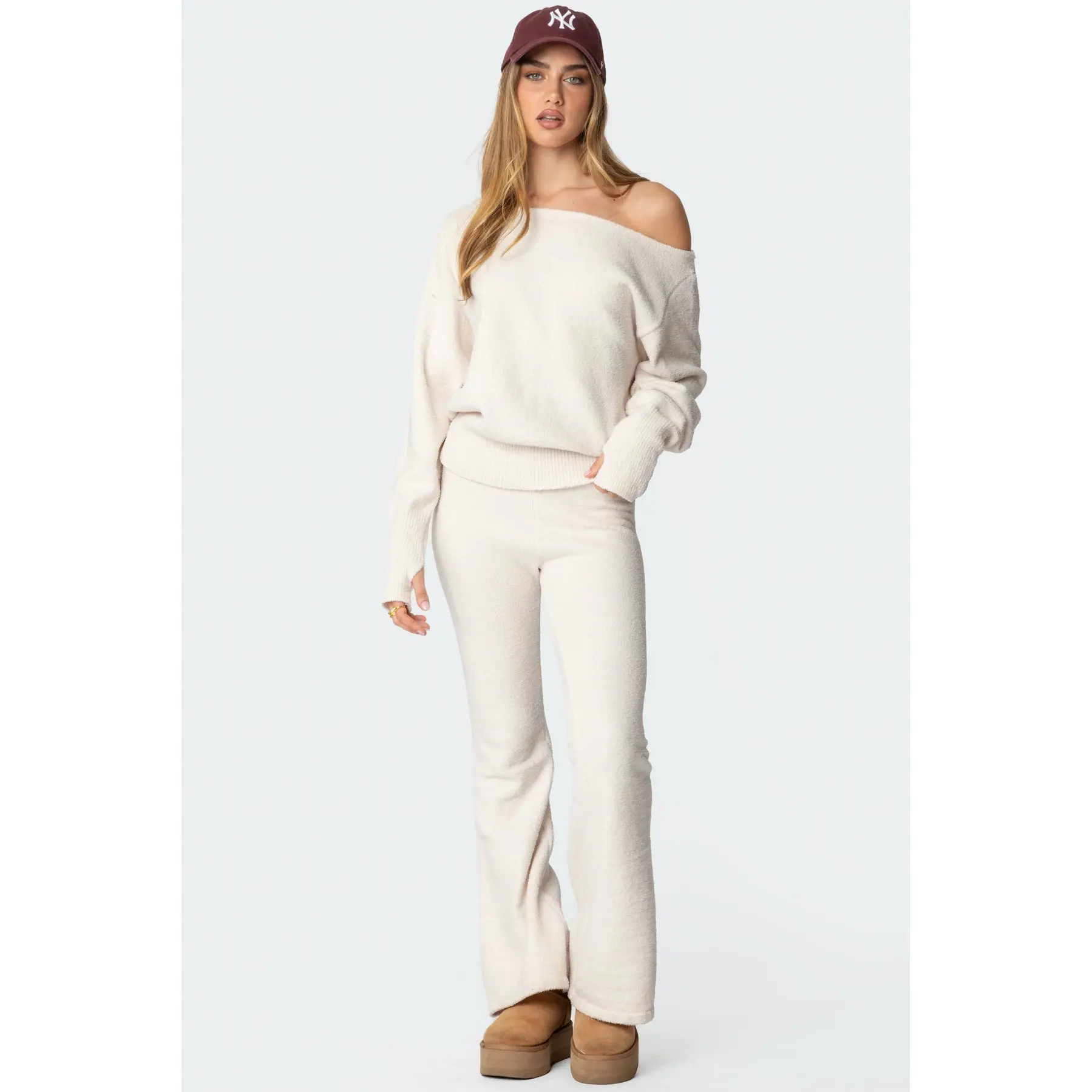 Plush Flared Pants