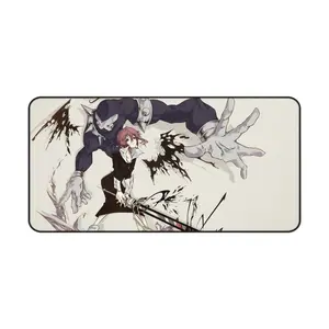 Soul Eater Desk Mat, Soft Gaming Mouse Pad, Anime Aesthetic Setup, TikTok Trending Otaku Merch