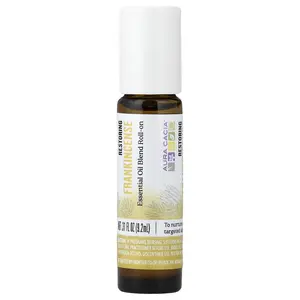Aura Cacia Essential Oil Blend, Roll-On, Frankincense, 0.31 fl oz (9.2 ml)