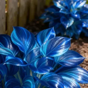 800 pcs Hosta Seeds – Vibrant Blue-Green Leaves with Golden Edge & Cream Patterns – Perfect for Garden Beds, Pots & Shaded Corners