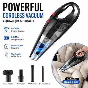Handheld Vacuum Cleaner Cordless, Mini Portable Vacuum for Car Home, Strong Suction Dust Crumbs Pet Hair Cleaner Lightweight
