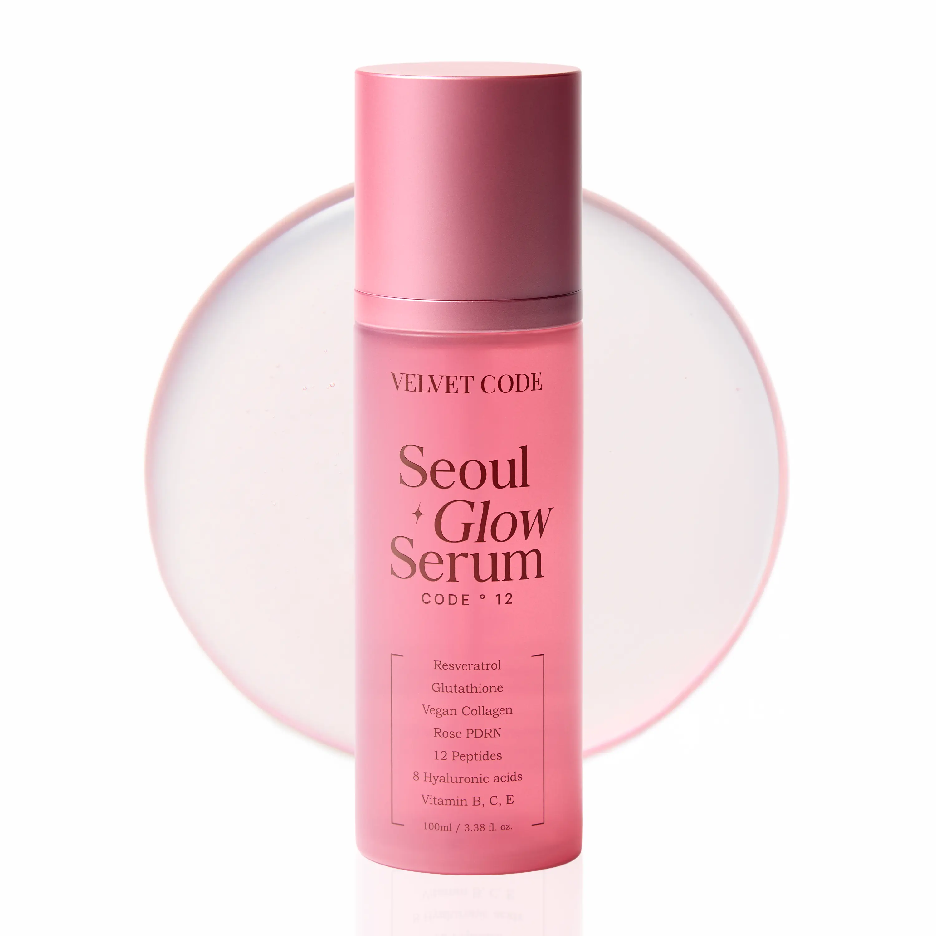 Velvet Code Seoul Glow Serum - Lightweight Brightening Serum for Daily Hydration & Radiance