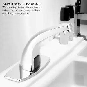 2024 Smart Automatic Infrared Sensor Faucet, Touchless Bathroom Basin Sink Faucet, Smart Automatic IR Sensor Faucets Touchless Bathroom Basin Sink Faucet