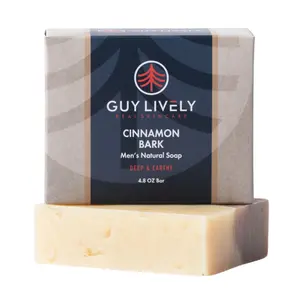 Cinnamon Bark Men's Soap: Earthy Deep Cleanse, Warm Aroma, Natural Skin Hydration