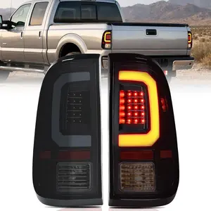 Nilight Taillight Assembly Compatible with 2008 2009 2010 2011 2012 2013 2014 2015 2016 Ford F250 F350 F450 Super Duty Incandescent Type Upgrade LED Tube Tail Lights Rear Brake Lamps