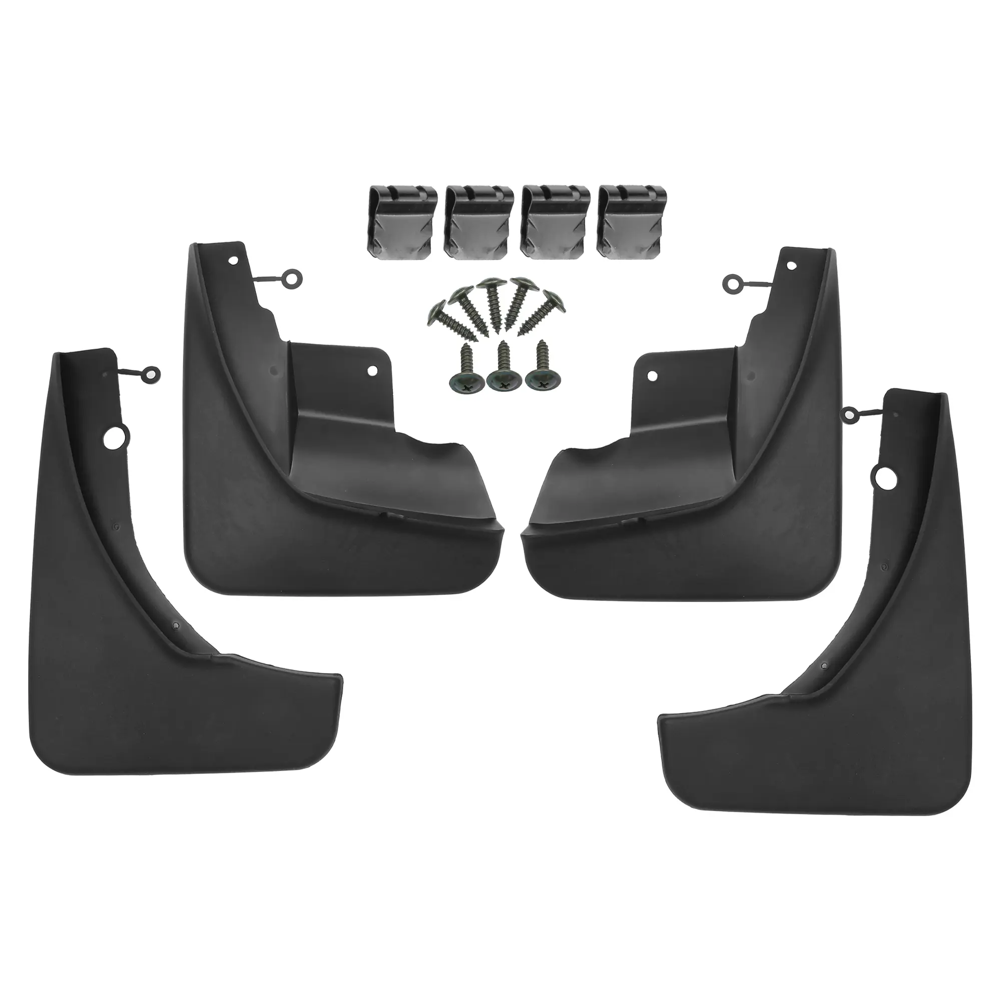 Mud Flaps Splash Guard No-Drill Mudguards Wheels Protection Set Fit for Jeep Grand Cherokee with Hardware Pack of 16