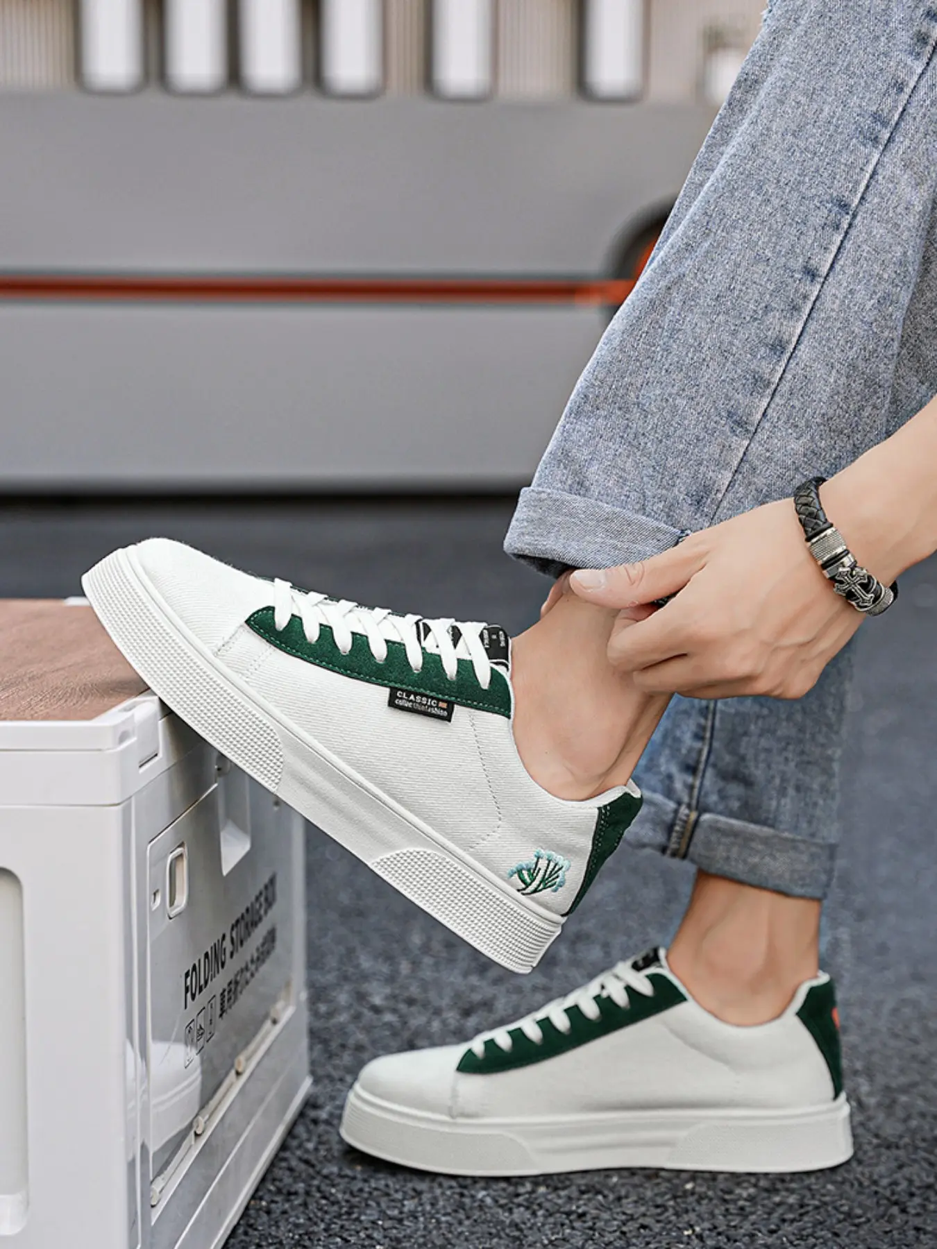 Men's Casual Canvas Shoes, All-Season Outdoor Walking Sneakers, Comfortable Board Shoes for Men, Versatile Footwear for Daily Use, Sports Shoes