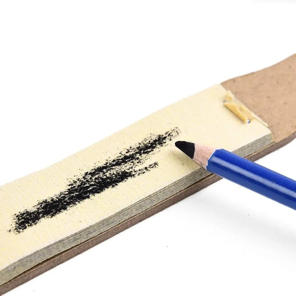 1pcs Sandpaper Sharpener 6.2x0.9 Sketch Drawing Sandpaper Colored Pencil Pastel Sticks Crayons Charcoal Sharpener Lead Pointer Art Drawing Tool 12sheets/pcs Artist Sketch Beginner