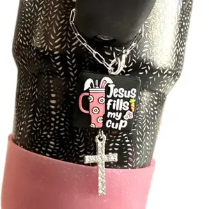 Jesus Gifts Personalized Stanley Charm Personalized Easter Stanley Jewelry Tumbler Accessories Stanley Accessories Stanley Cup Accessories Tumbler Charm Stanley Cup Charm Cross Tumbler Charm Christian Tumbler Gifts Handmade Gifts