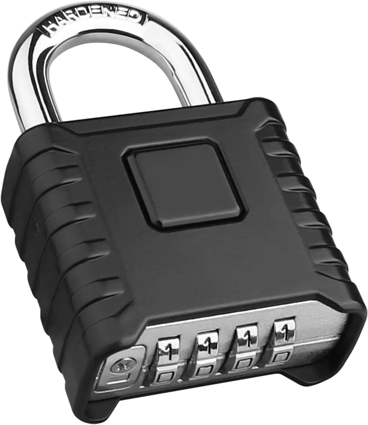 Heavy Duty Combination Padlock, Large Outdoor Padlock [One- Unlocking] High curity Weatherproof, Design of Hidden Password Suitable for Locker, Home, School, Garage, Gate, Garden