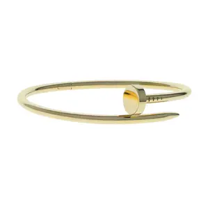 Pre-owned Cartier Juste Un Clou Bangle Bracelet Size 18