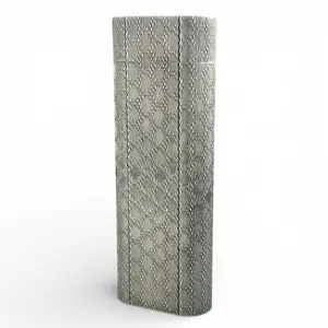Pre-owned Cartier Stainless Small Leather Goods Honeycomb Lighter