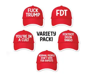 Anti Trump Stickers Set 5, You're In A Cult, FDT Stickers, Anti Fascist Anti Racist Stickers, Liberal, Anti MAGA Hat Sticker