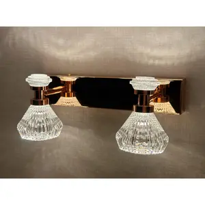 Crystal Glow Vanity Light BarModern Luxe Series