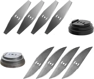 Replacement Weed Wacker Blades, Weed Wacker Blade, Weed Wacker Blades,Metal S Type 6" Fits 0.2" Arbor, Set of 4