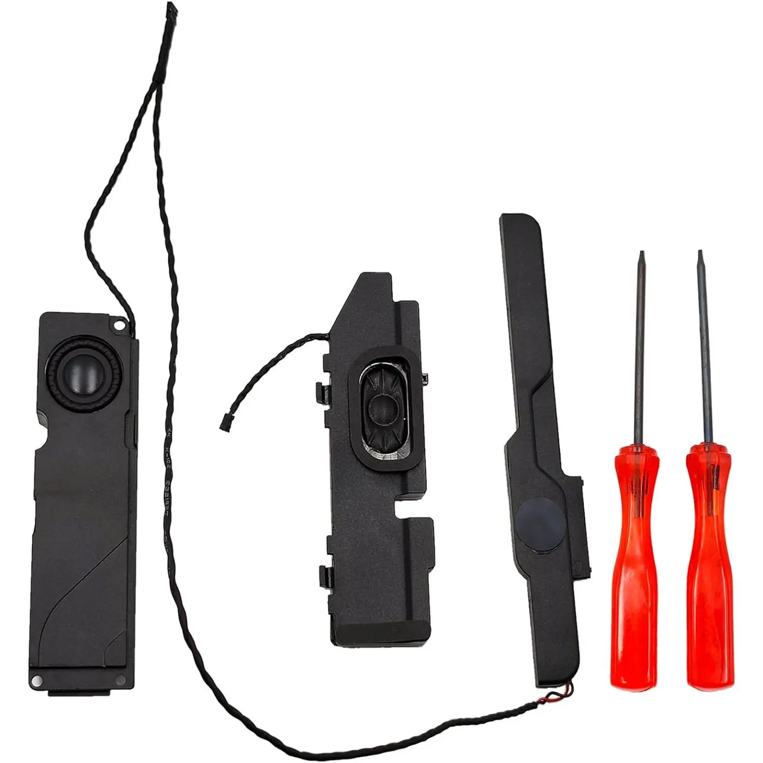 13-Inch Left & Right Stereo Speaker Replacement Set - Direct Fit for 2011-2012 13-Inch Laptops, 20x2cm, Balanced Audio, Eliminates Distortion, Improves Sound Clarity, Long-Lasting Durability, High-Quality Electronic Components Repair Upgrade