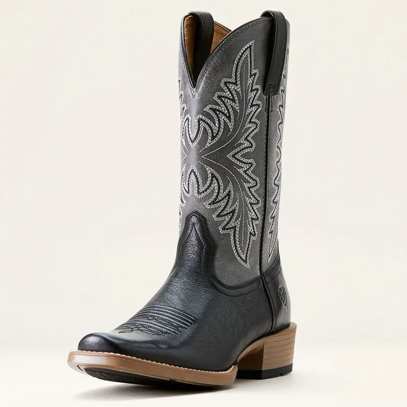 ARIAT Men's Renegade Lightweight Cutter Toe Futurity Heel Cowboy Western Boot, Men's Footwear, Style 10053695, Shoe, Design, Pull-On, All Season, Stitchwork