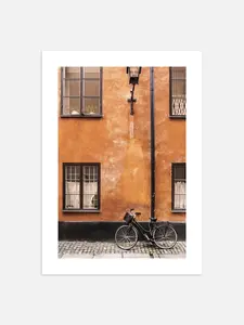 Bike Old Town Stockholm Poster Poster No Frame Decor Home, Kitchen, Garden, Living Room, Office