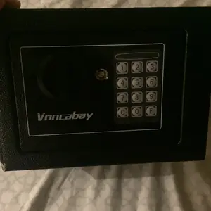 【Voncabay Mini Safe】0.23 Cubic Feet of Compact Security! 6.5"D x 9"W x 6.6"H – Perfect for Protecting Your Valuables box office hotel home