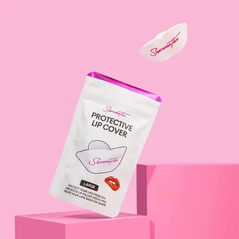 Tanning Protective Lip Cover - Lip Filler Protection, Dissolving Prevention, UV Radiation Defense and Lip Volume Maintenance