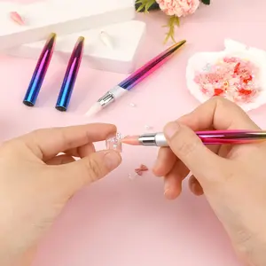 Self-Adhesive Diamond Painting Pen, No Wax Needed, DIY Crafts, Cross Stitch, Nail Art, Water Drill Picker, Replaceable Wax Head Tool, Diamond Art Tools