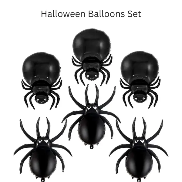 Halloween Balloons Set, 29 Inch Large Orange Pumpkin Foil Balloons, Halloween Party Decorations for Birthday, Baby Shower & Masquerade, Halloween Gift