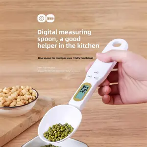 Electronic Kitchen Food Scale with Spoon Gram Weighing