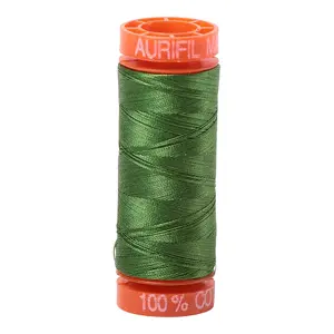 Aurifil Cotton Thread 50wt 220yds - Dark Grass Green
