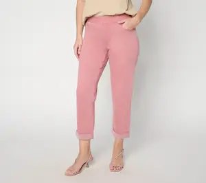 LOGO by Lori Goldstein Regular PD Pull On Boyfriend Jeans