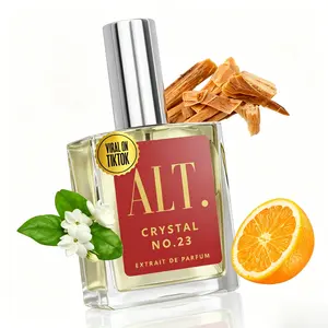 ALT. FRAGRANCES Crystal No.23 Extrait de Parfum 60ml, Inspired by Baccarat Rouge 540, Long Lasting Unisex Woody Floral Fragrance with Jasmine, Amberwood & Cedar, Premium Luxury Dupe Perfume for Men and Women
