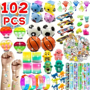 Party Favors, Festival Party Supplies & Treasure Box Assortment for Kids, Variety Party Pack, Mix of Small Toys, Fidgets, and Novelty Items for Classroom Prizes, Goodie Bags, and Pinata Fillers - Great for Birthdays, Holidays, and School Events
