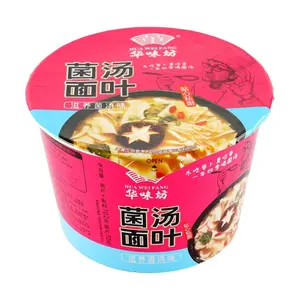 Hua Wei Fang Mushroom Soup Noodles - Instant Ramen, Nourishing Broth Flavor, 102g Pack