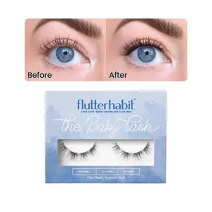 The Baby Lash 2 Pairs DIY At Home Lash Extensions - Natural Volume, Classic B/C Curl, Doll Eye