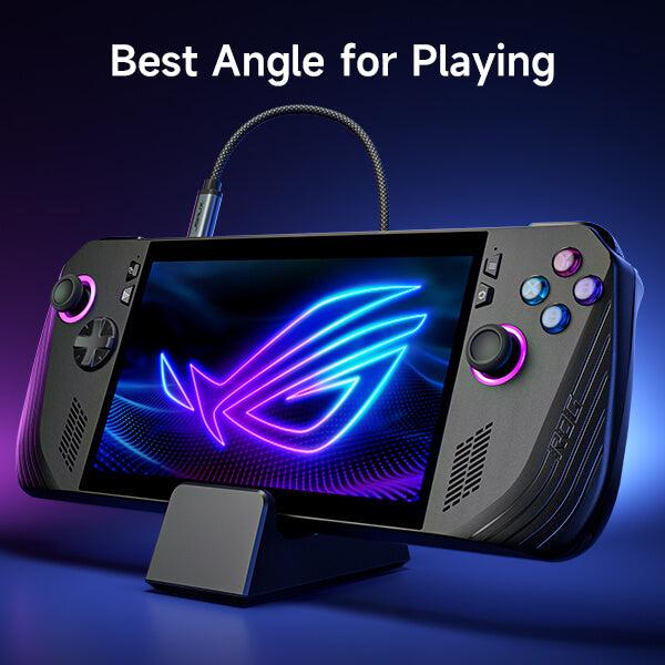 JSAUX Docking Station for ROG Xbox Ally X (2025)/ROG Ally X/ROG Ally/Steam Deck/Legion Go/Legion Go S, 6-in-1 Dock with HDMI 4K@120Hz, Gigabit Ethernet, USB A & USB C 3.2 Gen 1, 100W Charging - HB0609