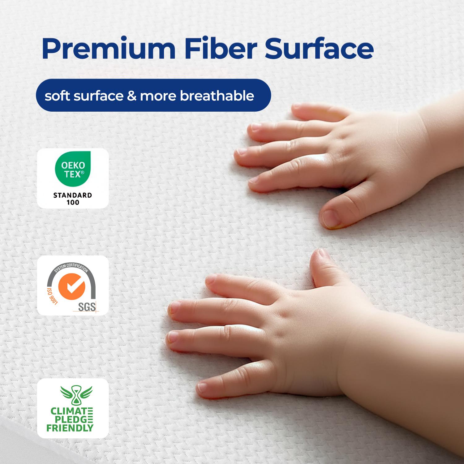 【TASTELIFE】Waterproof Mattress Protector, 3D Air Fabric Cooling King Bed Mattress Protector, Breathable Fitted Mattress Cover with Deep Pocket, Fits 8 to 21 Inch Mattress