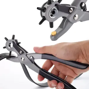 - Leather Hole Punch Tool, Multi Hole Sizes for Belts and Leather