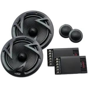 Power Acoustik  Edge Series 500 watt 2-Way Component Speaker System, Black - 6.5 in.