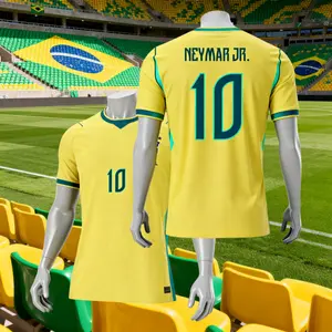 2026 Brazil National Team Home Yellow Short-Sleeve Soccer Jersey