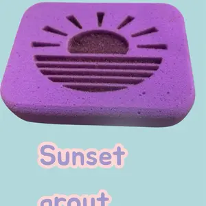 Purple DIY Custom Sponges for ASMR Purposes Soft Durable Classical Design with Unique Grid Pattern grout size