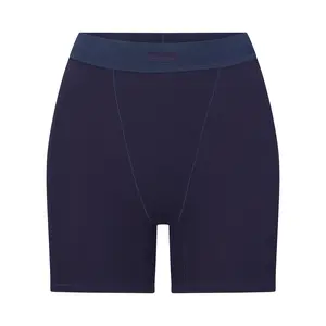 COTTON RIB BOXER | NAVY