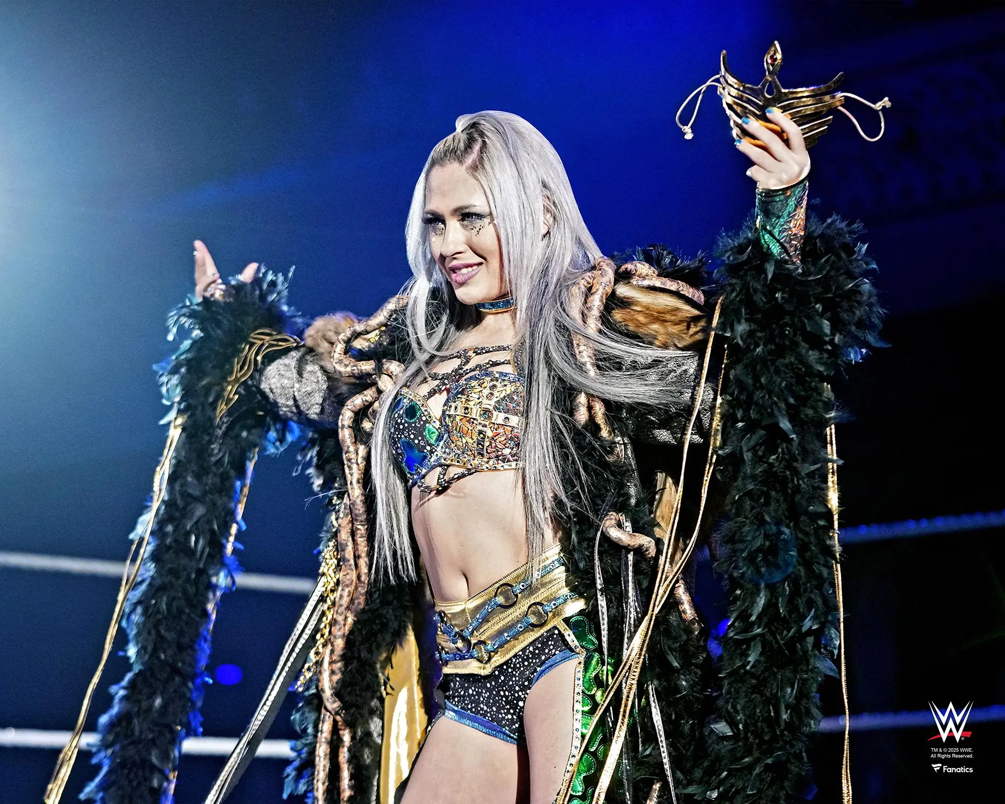 Giulia WWE In-Ring Entrance Photograph - Wrestling Memorabilia